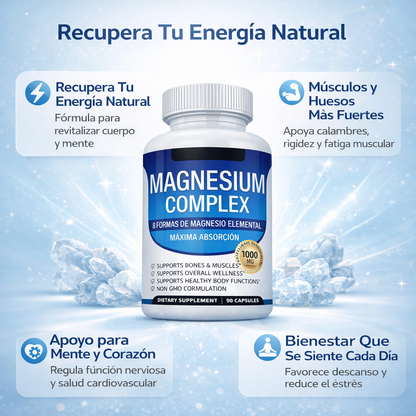 magnesio complex : Más energía, menos agotamiento